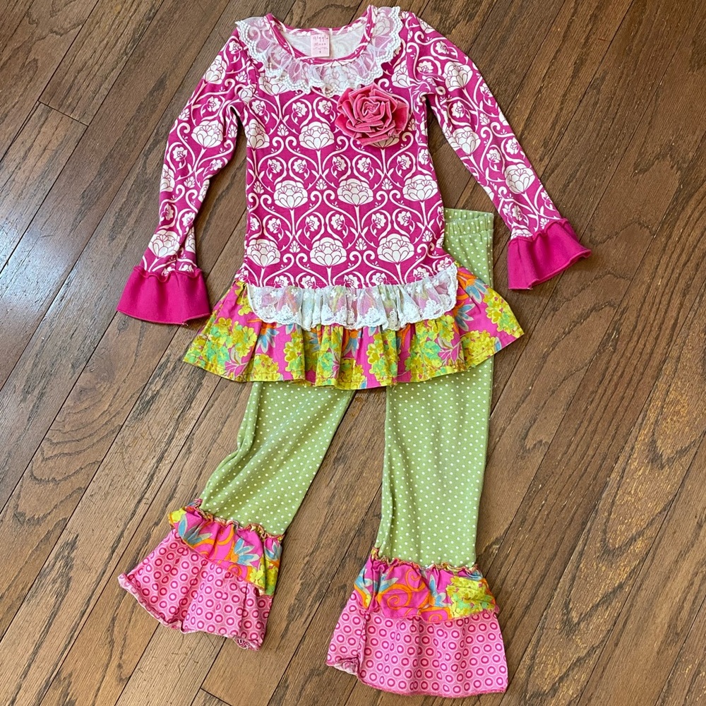 Giggle Moon Outfit Girls Size 5
